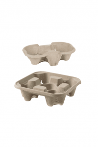 2 and 4 cup carry trays