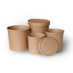 Eco-friendly soup container with lids Biowarehouse