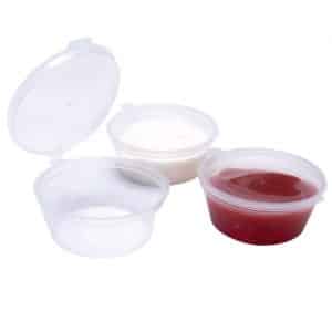 Hinged Sauce Cups various